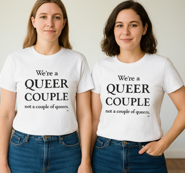 Pärchen t shirts für lgbt queer paare - TenStickers