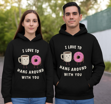 Pärchen t shirts gemeinsam mit dir zeit verbringen - TenStickers