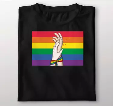 Pärchen t shirts hand in hand - TenStickers