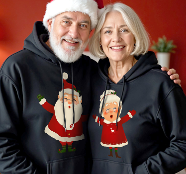 Pärchen T Shirts herr und frau claus - TenStickers