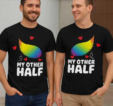 Pärchen t shirts lgbt mein anderer teil - TenStickers