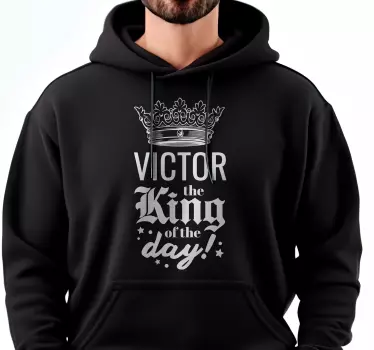 Pullover mit Namen König  Design - TenStickers