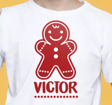 T-shirt baby lebkuchenfigur mit wunschname - TenStickers