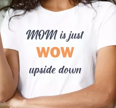 T Shirt Muttertag Mama ist einfach wow - TenStickers