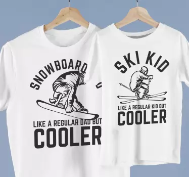 Papa Sohn T Shirt snowboard dad - TenStickers