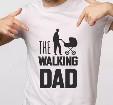 Vater und sohn t shirts der wandelnde papa - TenStickers