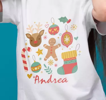 Vater und sohn t shirts festliche feiertagsfreude - TenStickers