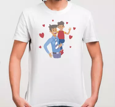 Vater und sohn t shirts herzliche vater-sohn-bindung - TenStickers