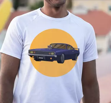 Vater und sohn t shirts klassische muscle cars - TenStickers