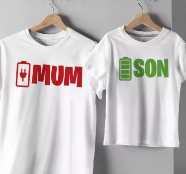 Vater und sohn t shirts mama und sohn t shirts - TenStickers