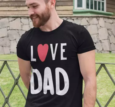Vater und sohn t-shirts mit herzlicher vaterliebe - TenStickers