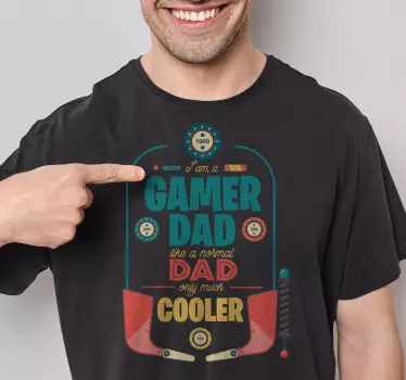 T Shirt Vatertag Gamer Dad - TenStickers