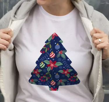 Weihnacht t shirt festlicher weihnachtsbaum - TenStickers