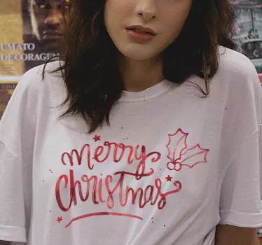Weihnacht t shirt frohe weihnachtsgrüße - TenStickers