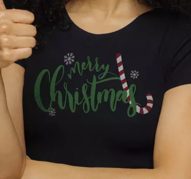Weihnacht t shirt frohe weihnachtsstimmung - TenStickers