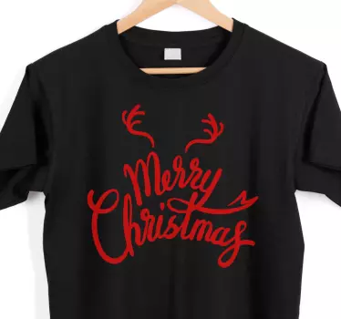 Weihnacht t shirt frohe weihnachtswünsche - TenStickers