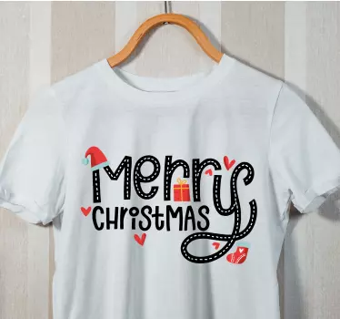 Weihnacht t shirt fröhliche festtagsgrüße - TenStickers