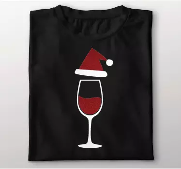 Weihnacht t shirt mit festlichem glashut - TenStickers
