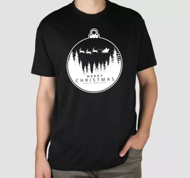 Weihnacht T Shirt schlittenverzierung - TenStickers