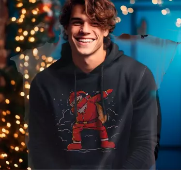 Weihnachtsmann Dab Weihnachtenspullover - TenStickers