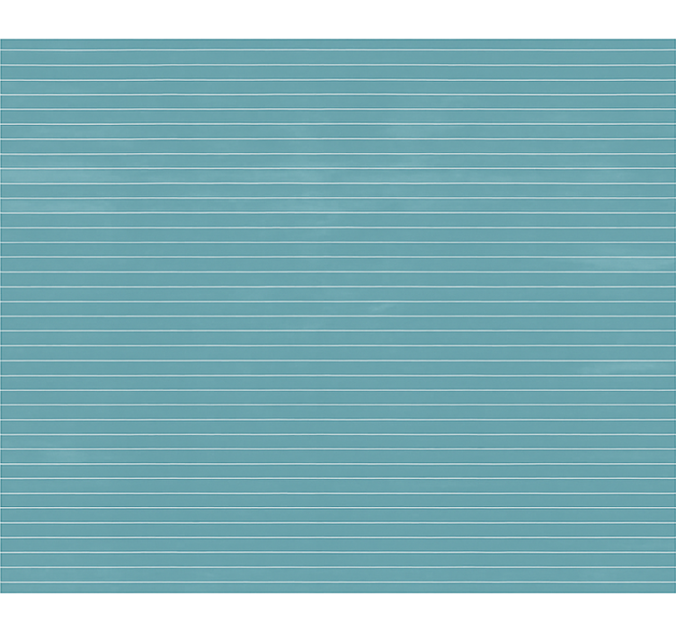 Vinyl Teppich blau horizontales streifendesign - TenStickers