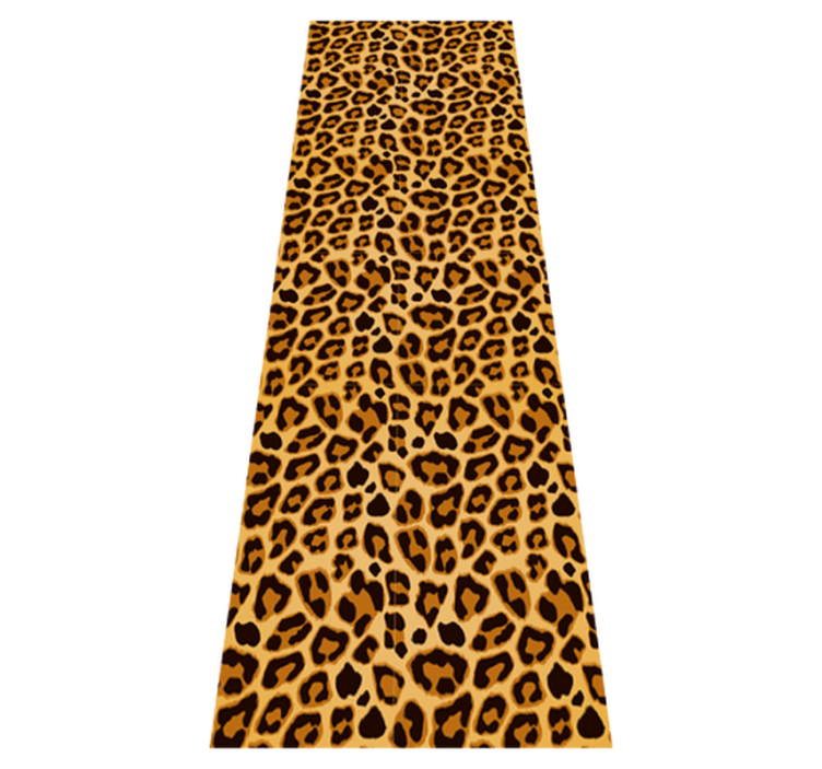 Vinyl teppich tiere leopard schlichtes muster - TenStickers