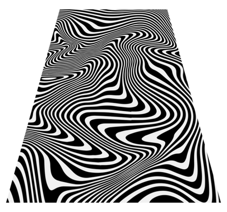 Vinyl teppich tiere mit 3d zebra effekt - TenStickers