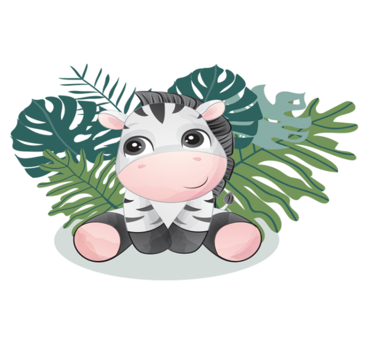 Vinyl teppich tiere afrika zebra - TenStickers