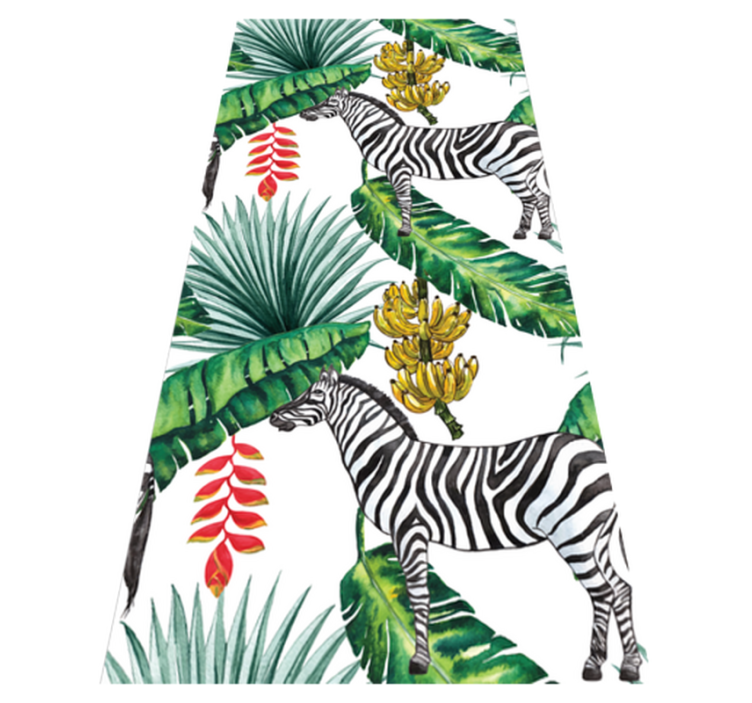 Vinyl teppich tiere mit naturmuster - TenStickers