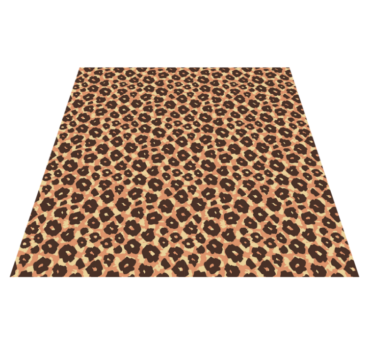 Vinyl teppich tiere samtweiche leopardenimitation - TenStickers