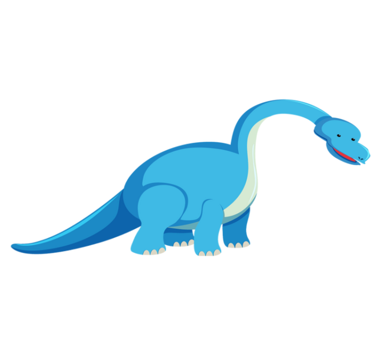Vinyl teppich tiere süße dinosaurier figur - TenStickers