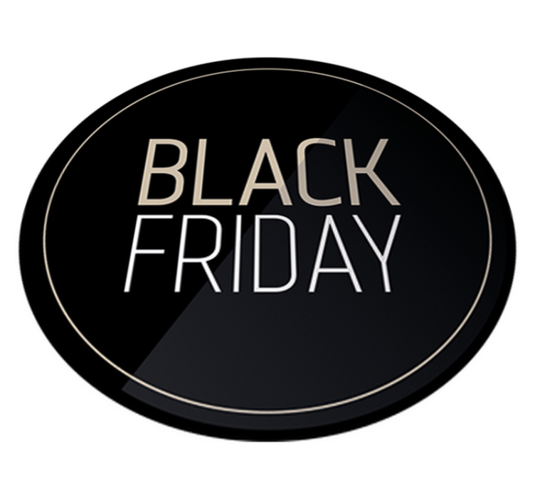 Vinyl teppich black friday elegante rabatt aufkleber - TenStickers