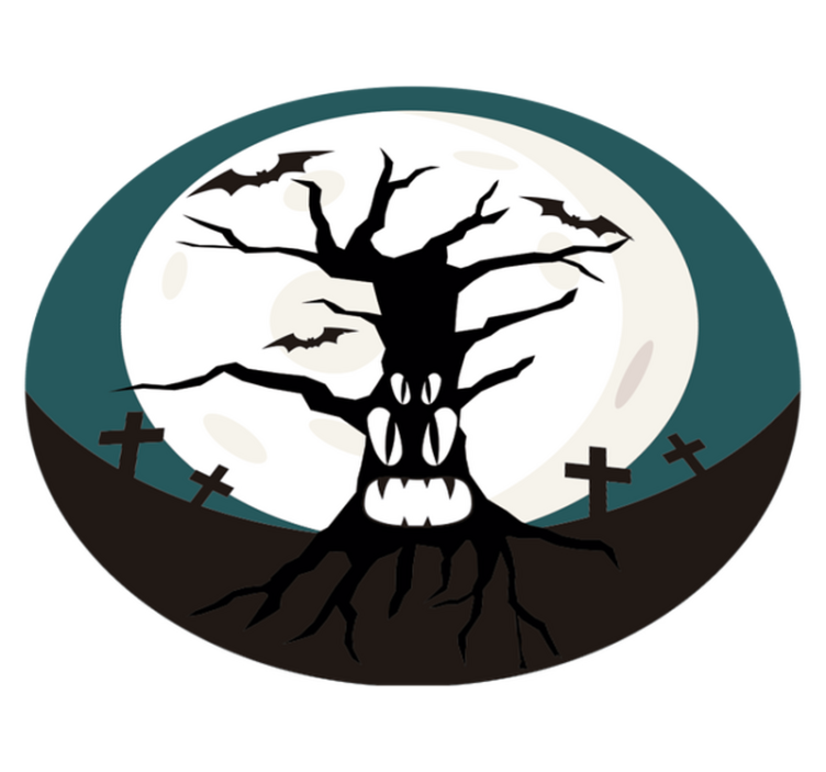 Vinyl teppich halloween gruseliges halloween - TenStickers