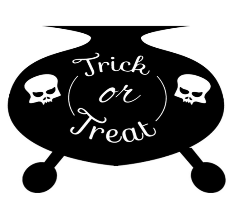 Vinyl teppich halloween zaubertrank für süßes oder saures - TenStickers