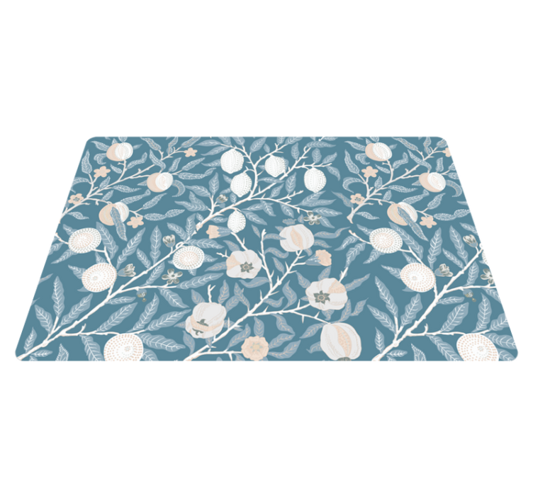 Vinyl teppich blumen im eleganten vintage-muster - TenStickers