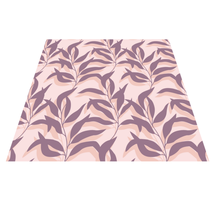 Vinyl teppich blumen palma tropical blush design - TenStickers