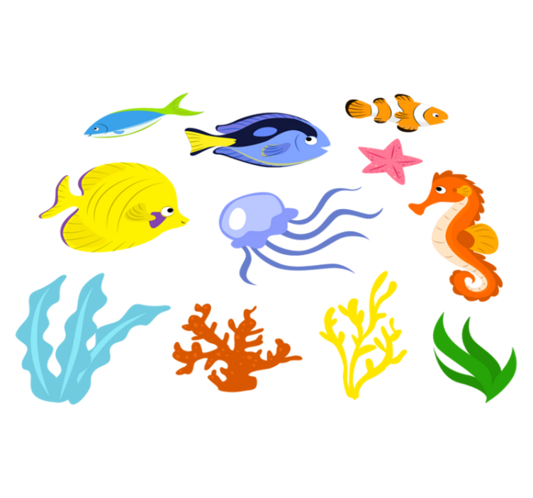 Vinyl teppich bad für maritimes badezimmer - TenStickers