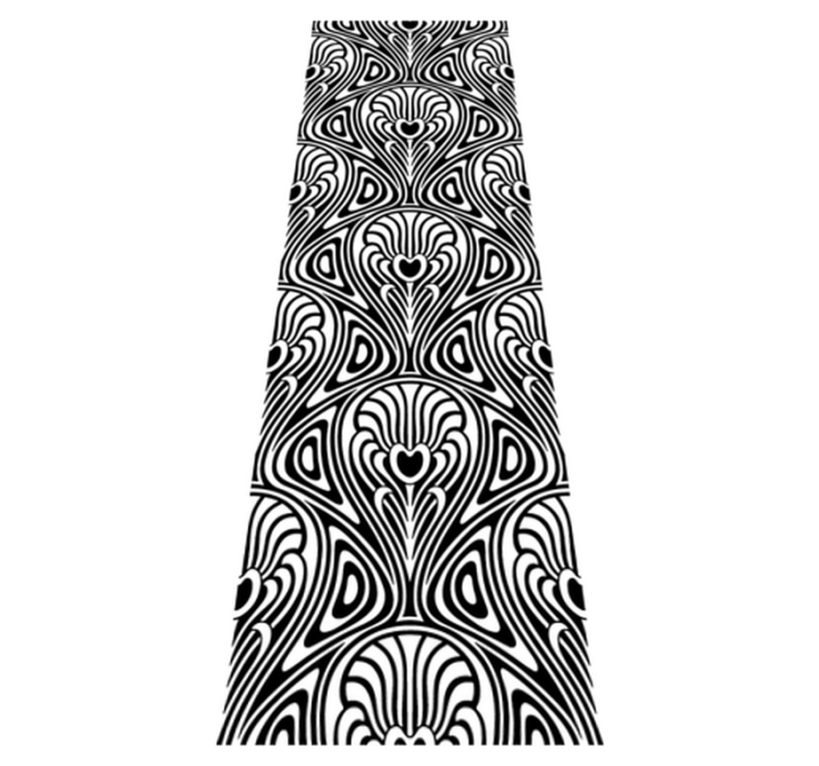 Vinyl teppich bad im jugendstil - TenStickers