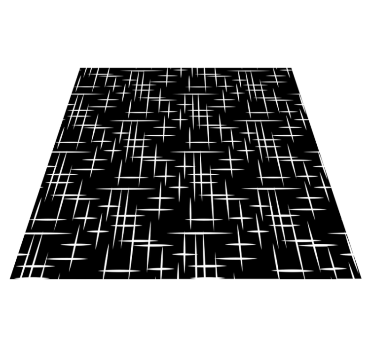 Vinyl teppich bad mit modernen linien - TenStickers