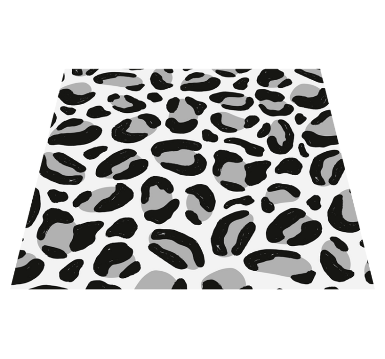 Vinyl teppich tiermuster leopardfell - TenStickers