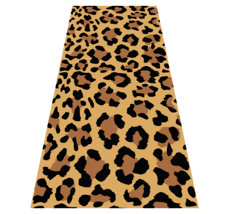 Vinyl teppich tiermuster pantherdruck - TenStickers
