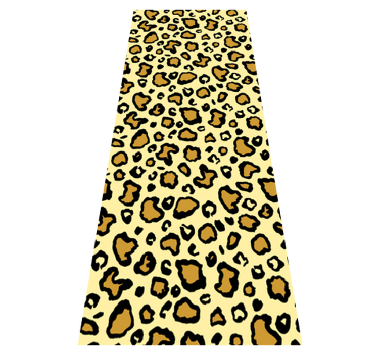 Vinyl teppich tiermuster leopardenmuster klassisch - TenStickers