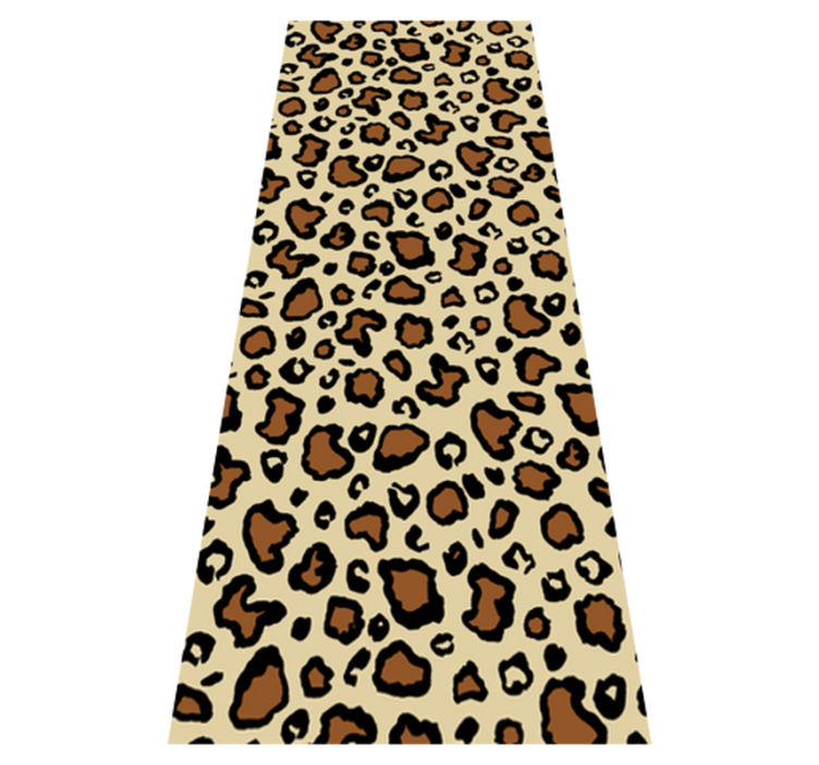 Vinyl teppich tiermuster klassisches leopardenmuster - TenStickers