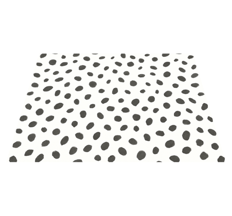 Vinyl teppich tiermuster im klassischen dalmatiner design - TenStickers