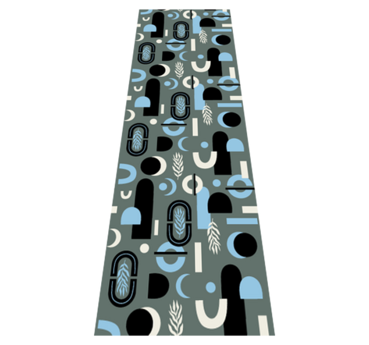 Vinyl teppich geometrisch abstrakter hintergrund - TenStickers