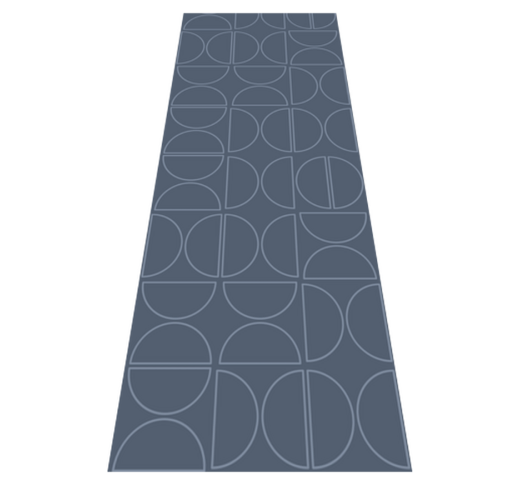 Vinyl teppich geometrisch rasch symmetrie kurve - TenStickers