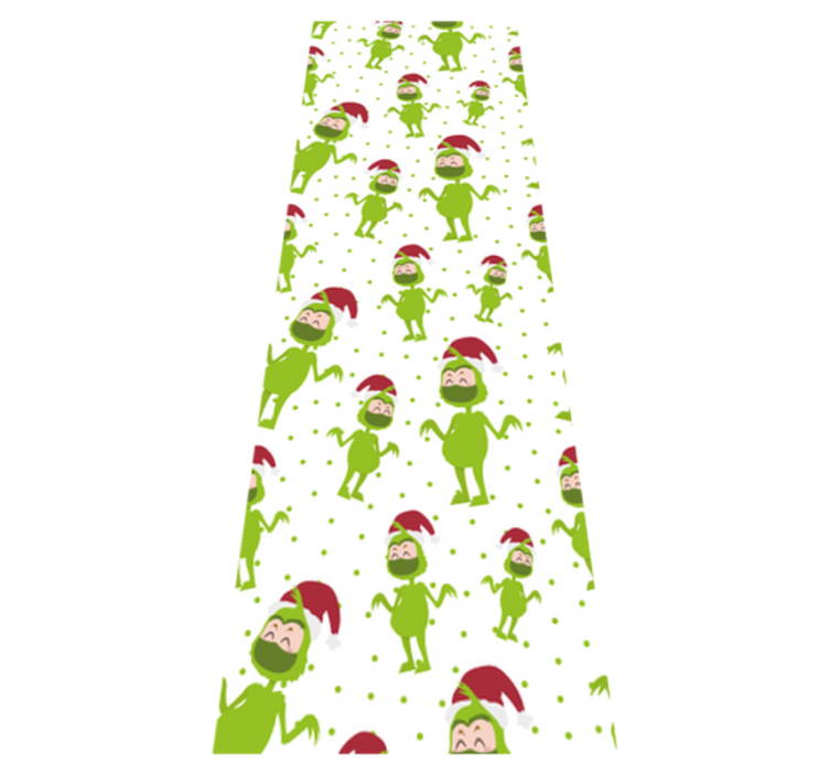 Vinyl teppich weihnachten fröhliche weihnachten mit maske - TenStickers