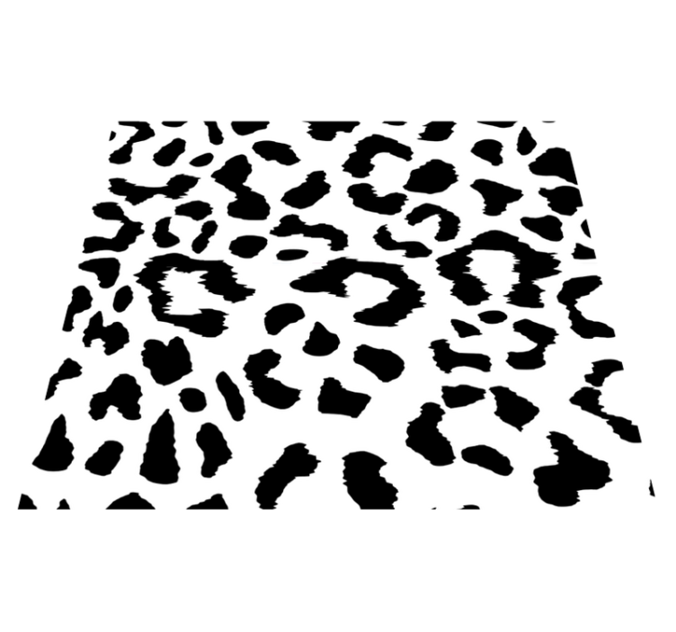 Vinyl teppich schlafzimmer mit einfachem leopardenmuster - TenStickers