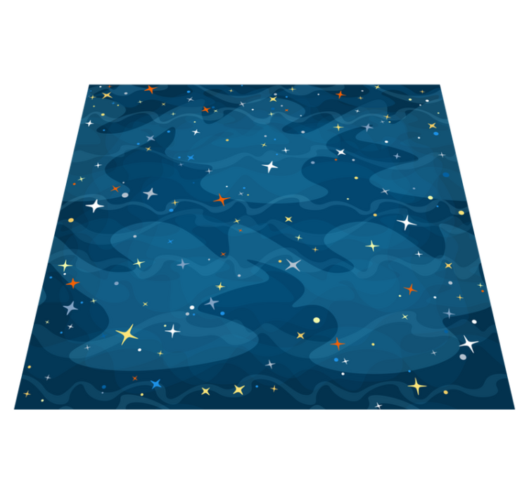 Vinyl teppich schlafzimmer sternen-camouflage - TenStickers