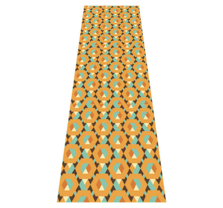 Vinyl teppich schlafzimmer geometrische ruhige formen - TenStickers